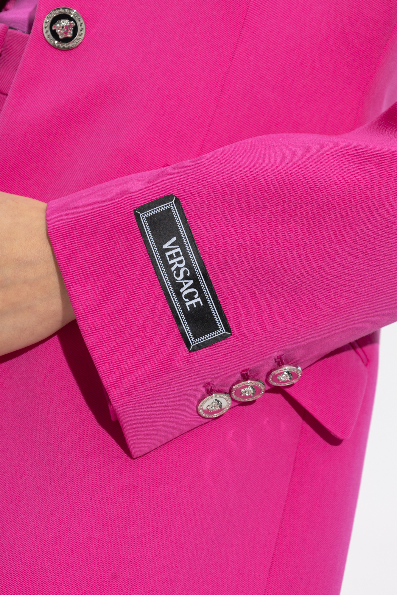 Versace on sale pink blazer